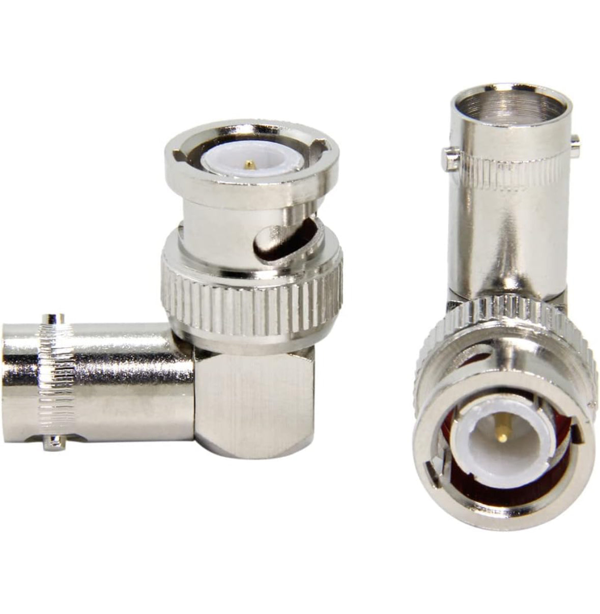 BNC 90 Degree M & F Adapter