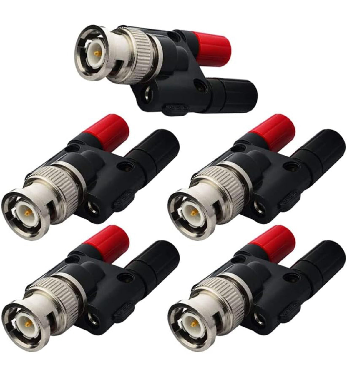 BNC M to Dual 4mm Banana Jack