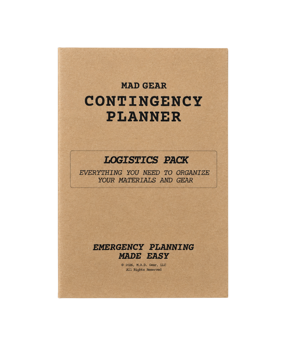 Contingency Planner — Complete Kit