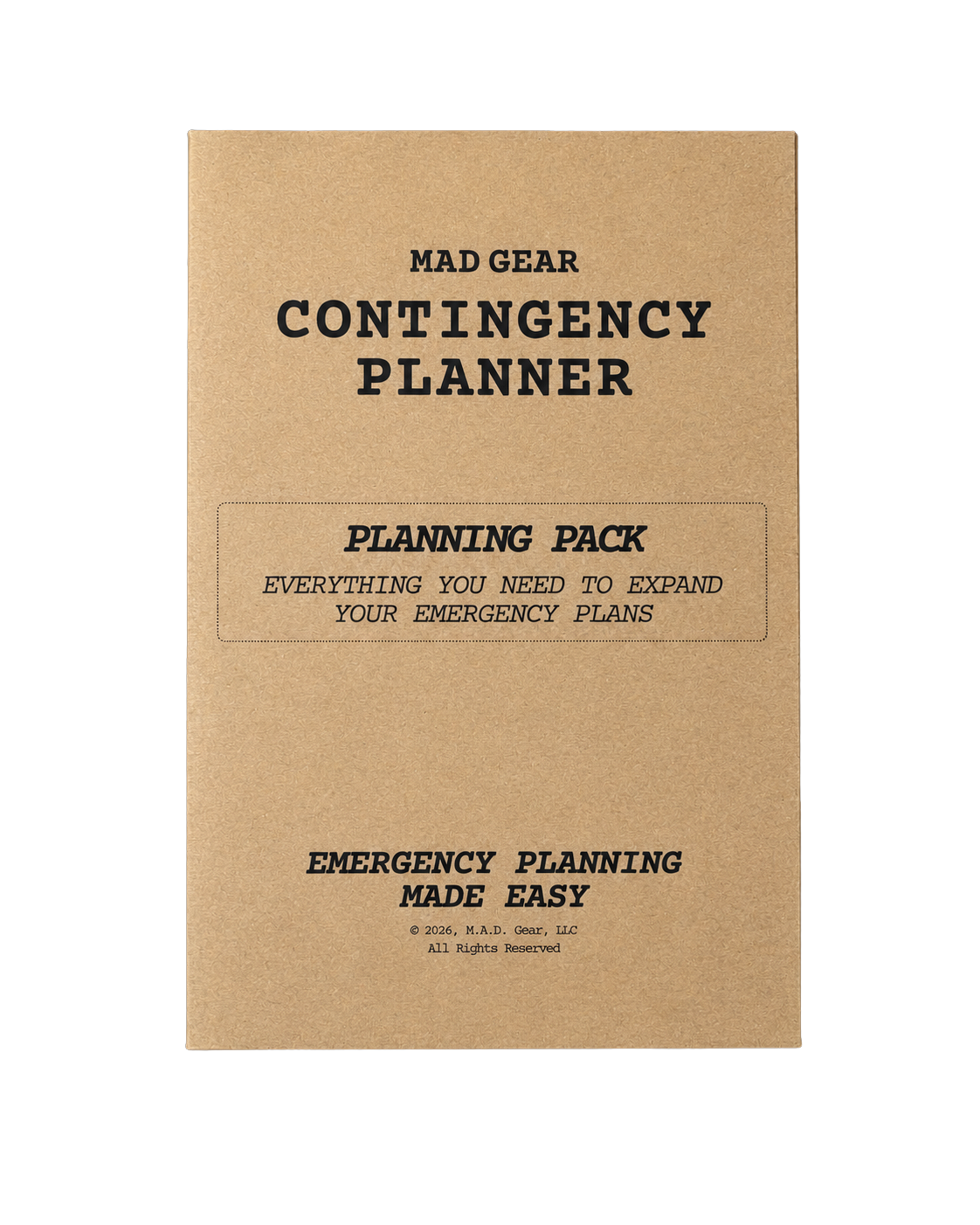 Contingency Planner — Complete Kit