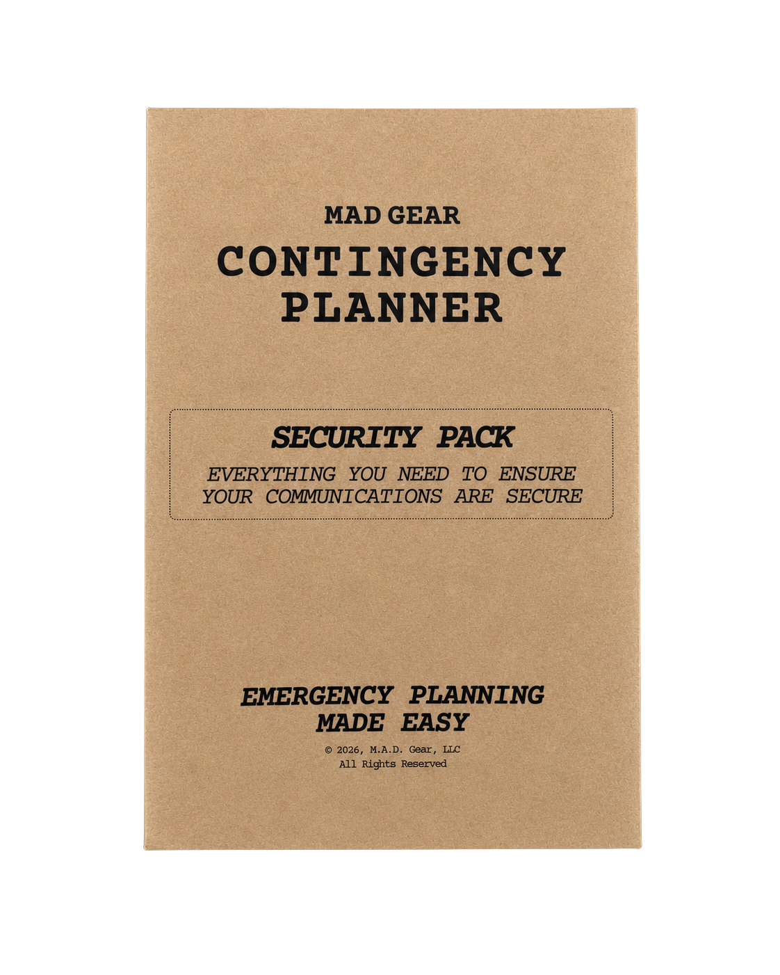 Contingency Planner — Complete Kit